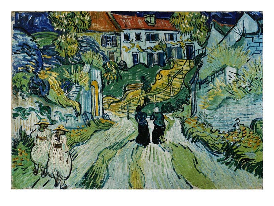 Stairway at Auvers - Van Gogh Painting On Canvas